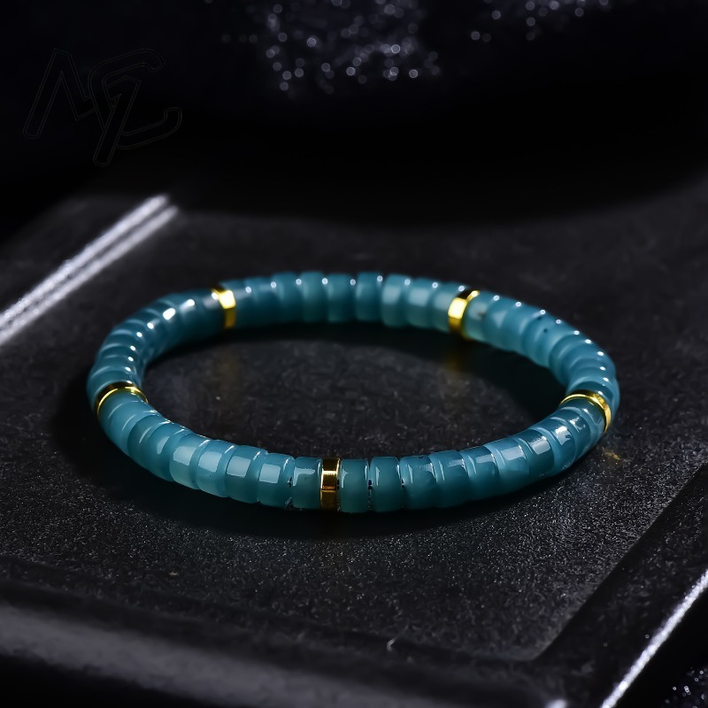Jewelry & Watches Spółka Z Ograniczoną Odpowiedzialnością Sp Z Oo - Doğal Yeşim Mavisi Su Abaküs Boncuklu