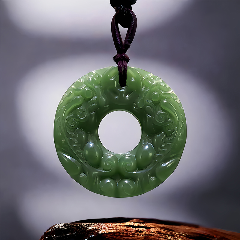 Luxury Gifts Jewelry & Watches Namfleg Mostar - Gerçek Hetian yeşim pijade kolye kolye