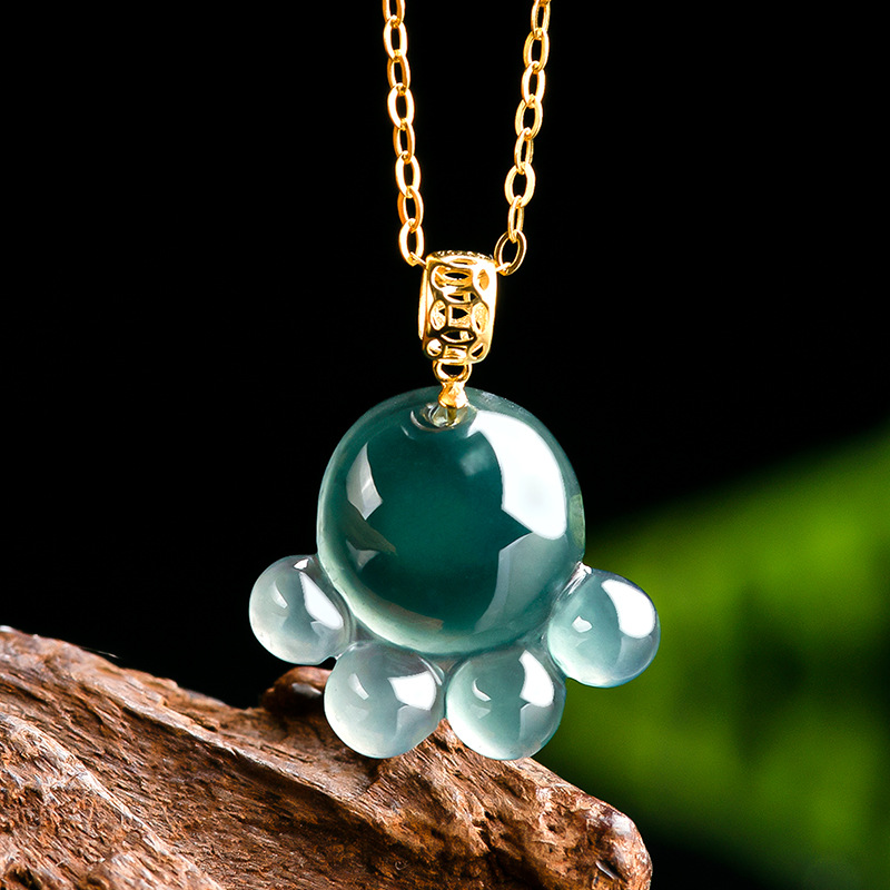 Jewelry & Watches Spółka Z Ograniczoną Odpowiedzialnością Sp Z Oo - Doğal Gerçek Zümrüt Mavi Su Yeşim