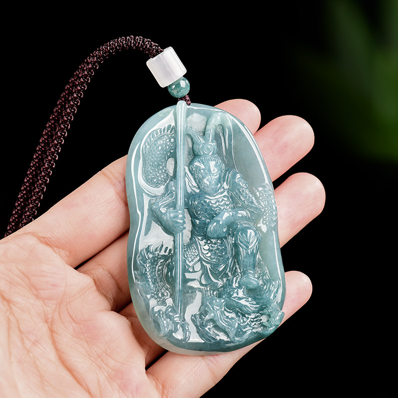 Necklace Pendant - Birmanya Jadeit Maymun Kral Kolye Kolye
