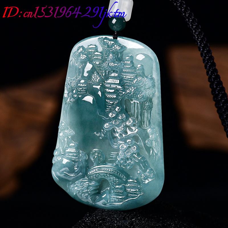 Doğal Birman Yeşim Taşı Manzar - Necklace Pendant incelemesi ve fiyatı