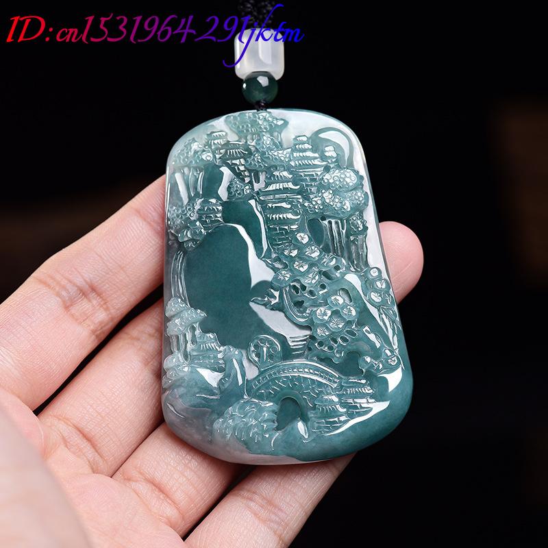 Doğal Birman Yeşim Taşı Manzar - Necklace Pendant incelemesi ve fiyatı