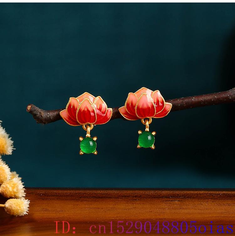 Yeşil Gerçek Yeşim Lotus Küpe  - Luxury Gifts Jewelry & Watches Namfleg Mostar incelemesi ve fiyatı