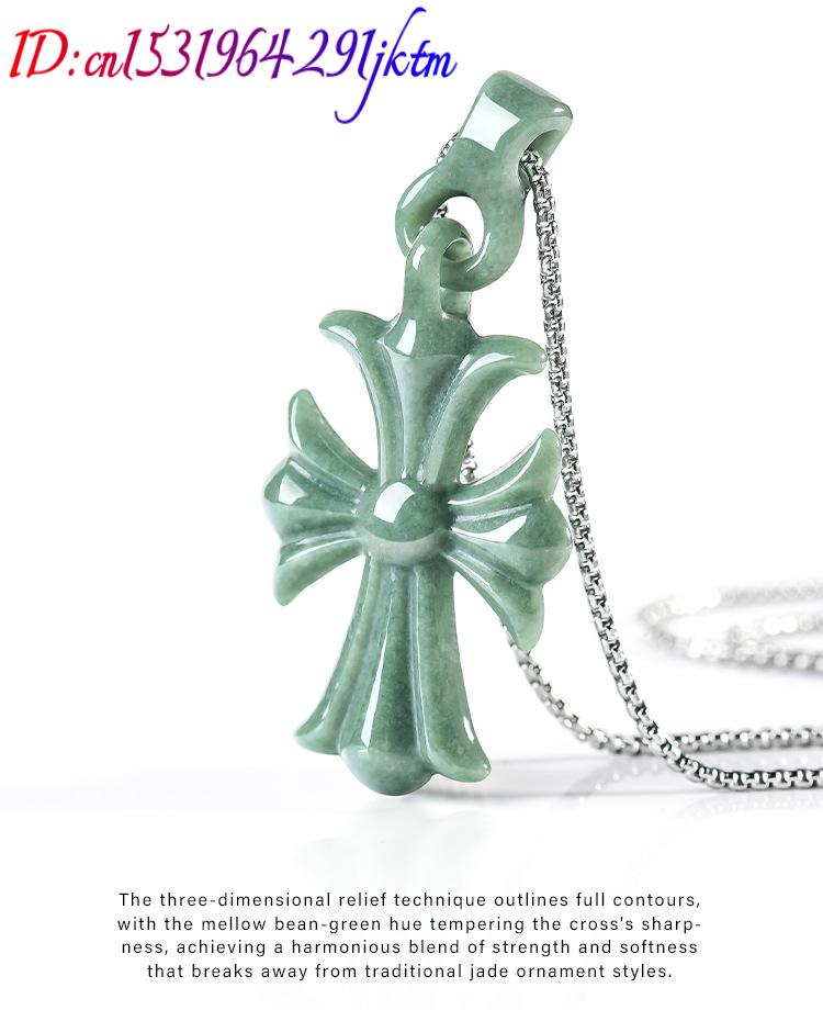 Doğal Birman Yeşim Taşı Haç Ko - Jewelry & Watches Spółka Z Ograniczoną Odpowiedzialnością Sp Z Oo incelemesi ve fiyatı