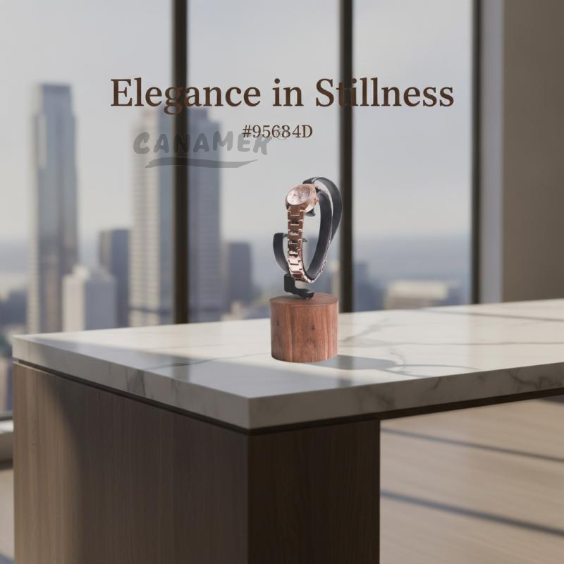 Ahşap C-Şeklinde Saat Tutucu T - Jewelry And Watches Inc incelemesi ve fiyatı
