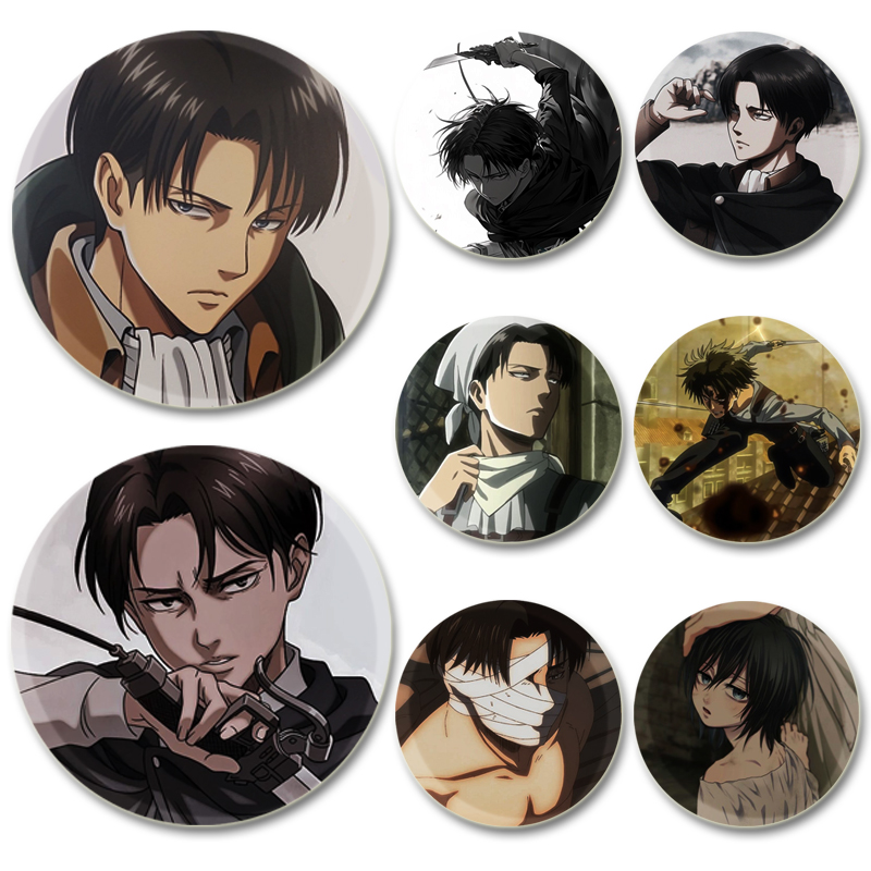 58mm Levi Ackerman Anime Karak - Levi Jewelry & Watches Inc incelemesi ve fiyatı